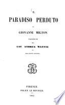 Il Paradiso perduto, traduzione del Cav. Andrea Maffei