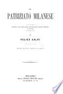 Il patriziato milanese