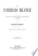 Il patriziato milanese