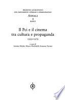 Il Pci e il cinema tra cultura e propaganda, 1959-1979