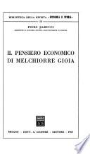 Il pensiero economico di Melchiorre Gioia