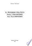 Il pensiero politico dall'umanesimo all'illuminismo