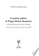 Il pensiero politico di Filippo Michele Buonarroti nell'Europa della prima metà dell'Ottocento