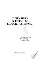 Il Pensiero politico di Jacques Maritain