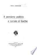 Il pensiero politico e sociale di Goethe