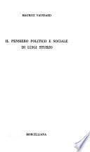 Il pensiero politico e sociale di Luigi Sturzo