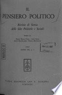 Il Pensiero politico