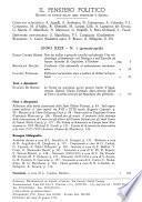 Il Pensiero politico