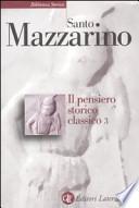 Il pensiero storico classico