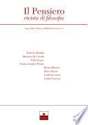 Il Pensiero, XXXIII, 1-2, 1993