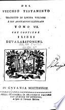 Il Pentateuco; o sia, i cinque libri di Mosè