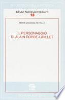 Il personaggio di Alain Robbe-Grillet
