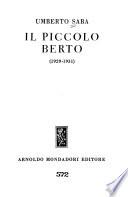 Il piccolo Berto