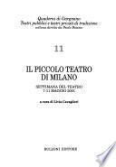 Il Piccolo teatro di Milano