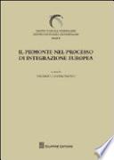 Il Piemonte nel processo di integrazione europea