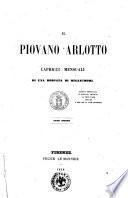 Il piovano Arlotto capricci mensuali d'una brigata di begliumori