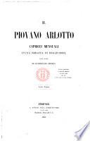 Il piovano Arlotto capricci mensuali d'una brigata di begliumori
