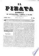 Il pirata giornale artistico, letterario, teatrale