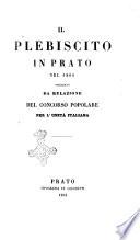 Il Plebiscito in Prato nel 1860