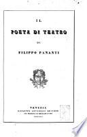 Il poeta di teatro di Filippo Pananti