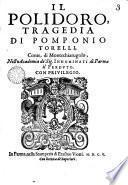 Il Polidoro tragedia di Pomponio Torelli, conte di Montechiarugolo, nell'Academia de' sig. Innominati di Parma il Perduto