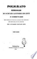 Il poligrafo giornale di scienze, lettere ed arti