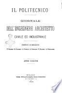 Il politecnico-Giornale dell'ingegnere architetto civile ed industriale