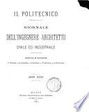 Il politecnico-Giornale dell'ingegnere architetto civile ed industriale