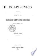 Il politecnico-Giornale dell'ingegnere architetto civile ed industriale