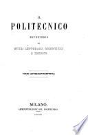 Il politecnico. Parte letterario-scientifica