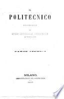 Il politecnico. Parte letterario-scientifica