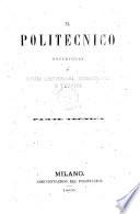 Il politecnico. Parte tecnica