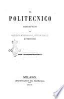 Il politecnico. Parte tecnica
