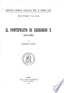 Il pontificato di Gregorio X, 1271-1276