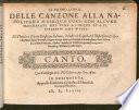 IL PRIMO LIBRO DELLE CANZONE ALLA NAPOLITANA A CINQVE VOCI, CON ALCVNE MASCHARATE NEL FINE A CINQVE ET A SEI
