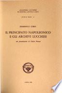 Il principato napoleonico e gli archivi lucchesi