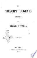 Il principe Eugenio memorie del Regno d'Italia