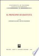 Il principio di gratuità