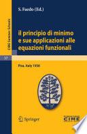 Il principio di minimo e sue applicazioni alle equazioni funzionali