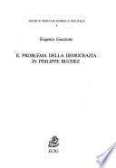 Il problema della democrazia in Philippe Buchez