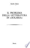 Il problema della letteratura in Solaria