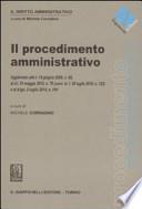 Il procedimento amministrativo