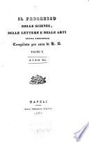 Il Progresso delle scienza, lettere ed arti