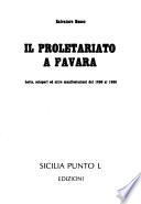 Il proletariato a Favara