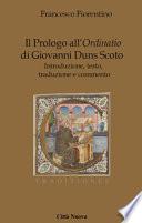 Il Prologo dell'Ordinatio di Giovanni Duns Scoto