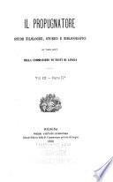 Il Propugnatore