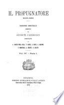 Il Propugnatore
