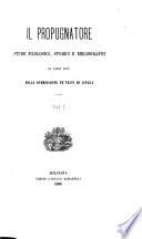 Il Propugnatore
