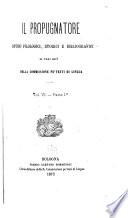 Il Propugnatore
