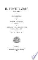 Il Propugnatore